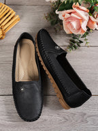 Petal Touch Stitched Loafers