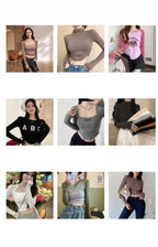 Soft Contour Scoop-Neck Long-Sleeve Top