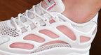 Airy Elevation Mesh Wedge Trainers