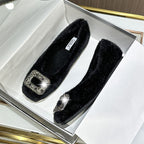 Fireside Sparkle Buckle Flats