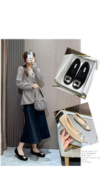 Fireside Sparkle Buckle Flats