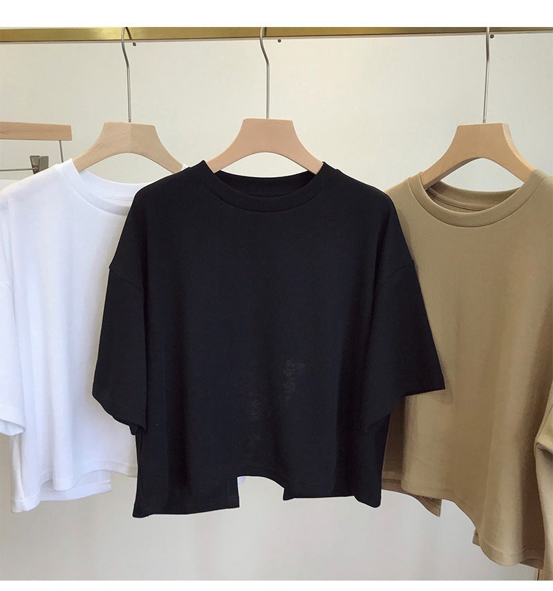 Open Secret Cut-Out Back Tee