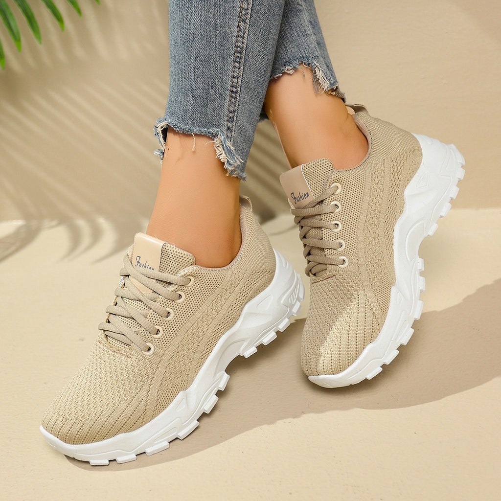 Sandy Trails Knit Trainers