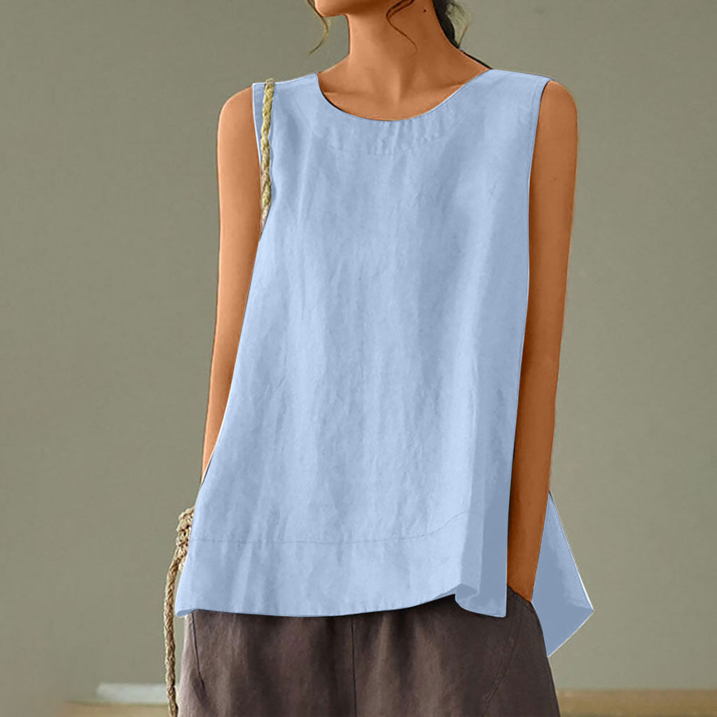 Sea Breeze Relaxed Sleeveless Top