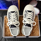 Weekend Edit Frayed Canvas Trainers