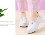 Blue Bloom Slip-On Shoes