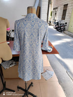 Coastal Escape Printed Shift Dress
