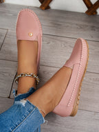 Petal Touch Stitched Loafers
