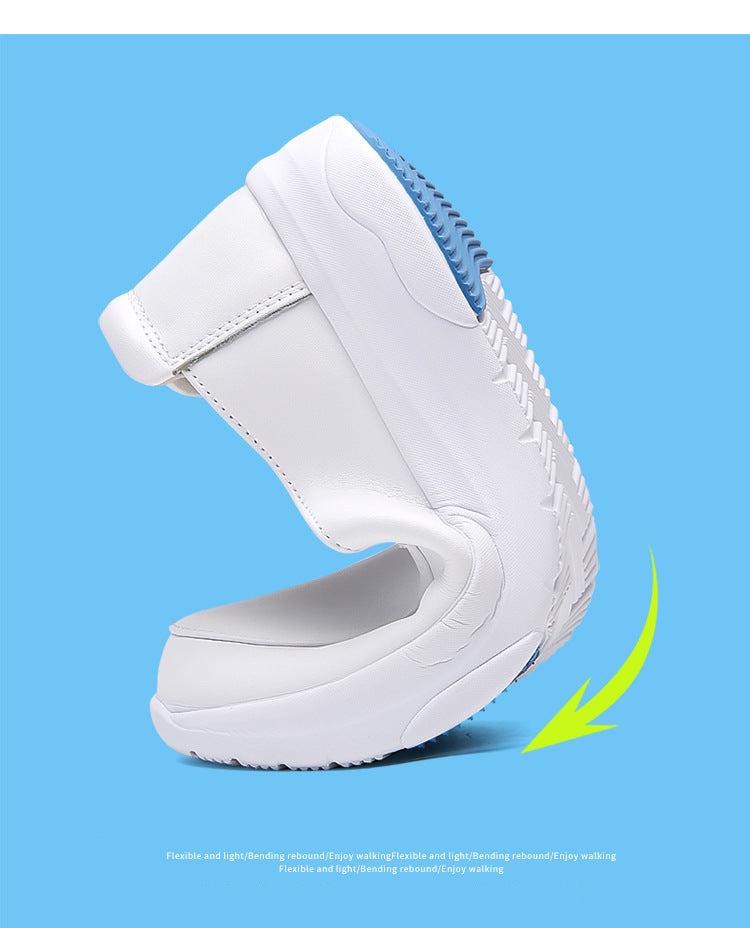 Blue Bloom Slip-On Shoes