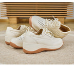 Sunlit Steps Cut-Out Wedge Trainers