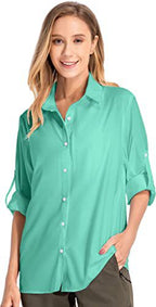 Off Duty Roll-Sleeve Shirt