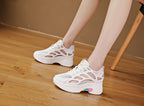 Airy Elevation Mesh Wedge Trainers
