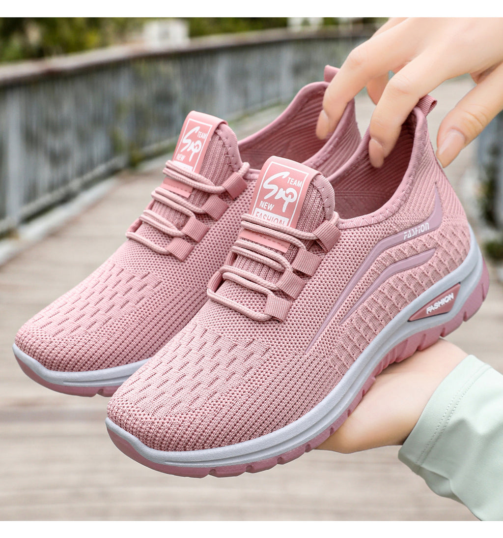 Rose Pace Lace-Up Trainers