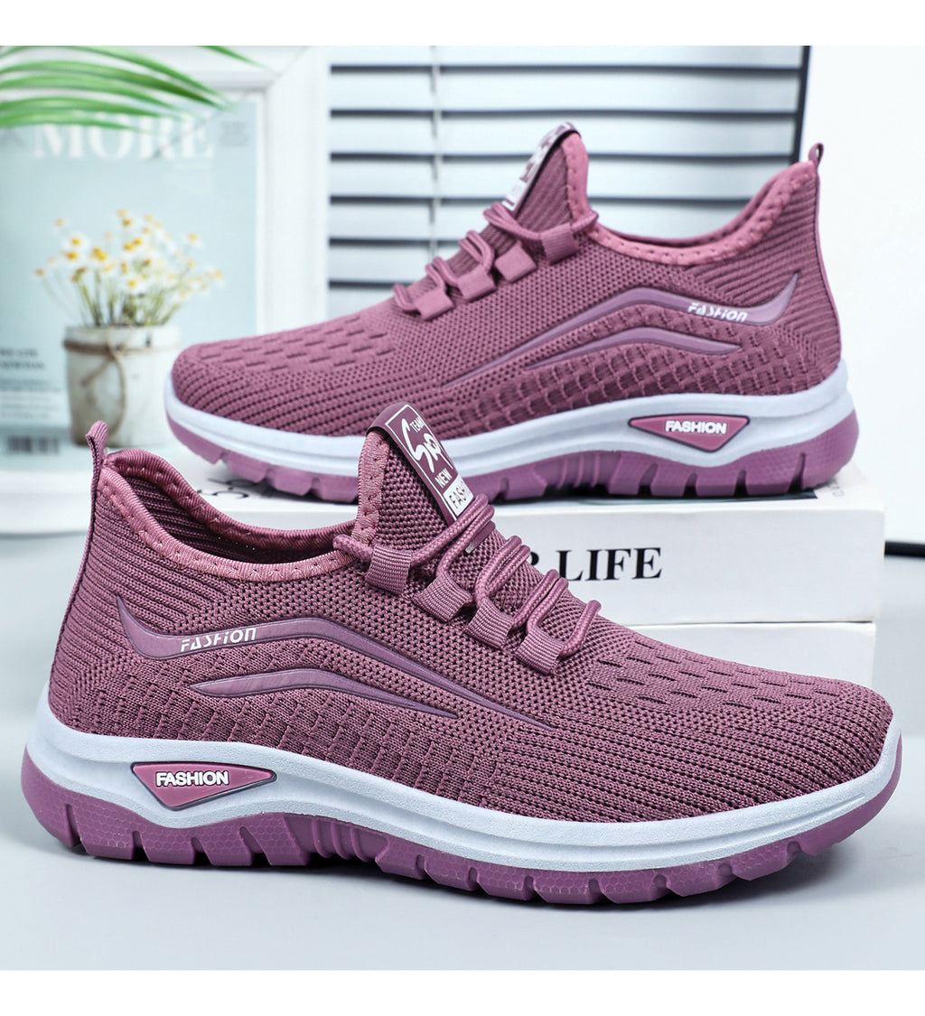 Rose Pace Lace-Up Trainers