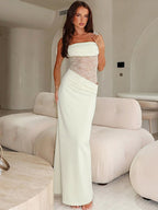 After Hours Lace-Waist Maxi Dress