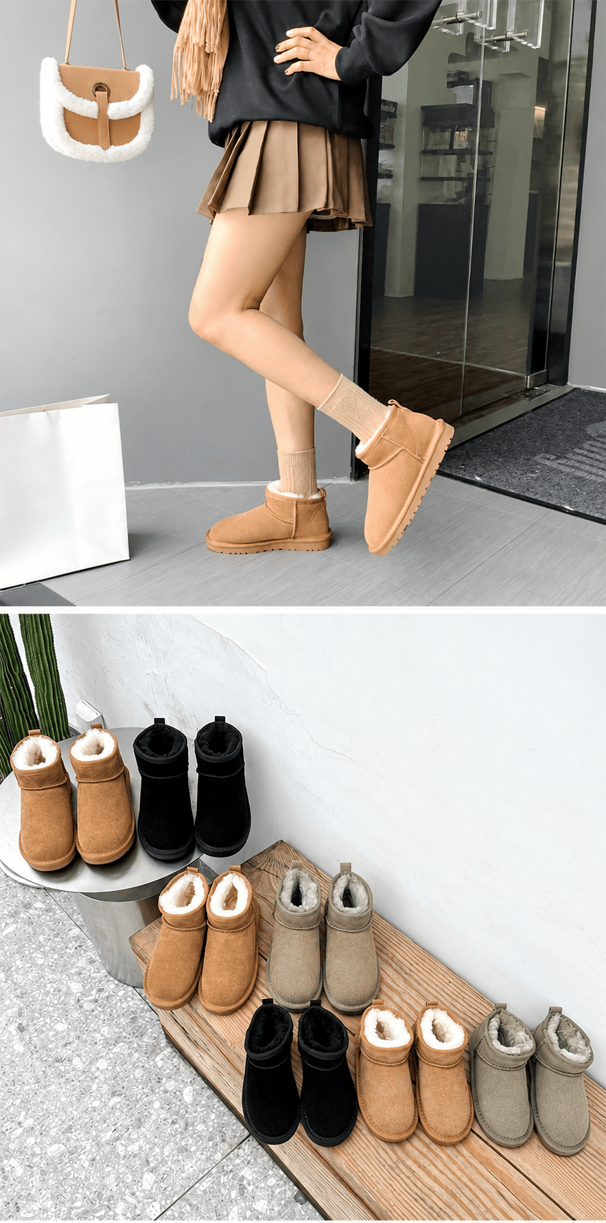 Cabin Days Fleece-Lined Ankle Boots