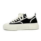 Weekend Edit Frayed Canvas Trainers