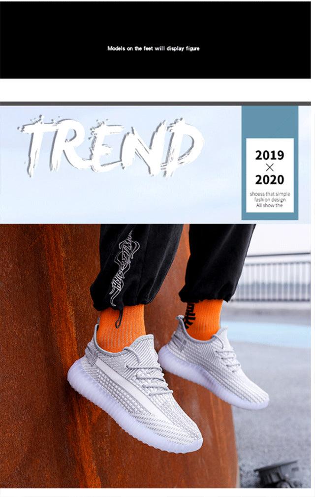 Off-Duty Knit Trainers
