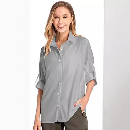 Off Duty Roll-Sleeve Shirt
