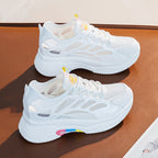 Airy Elevation Mesh Wedge Trainers