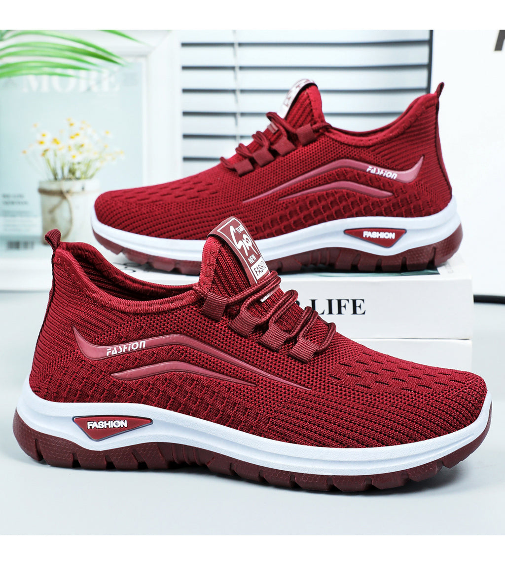 Rose Pace Lace-Up Trainers