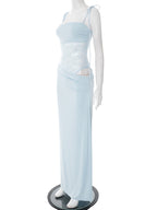 After Hours Lace-Waist Maxi Dress