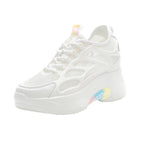 Airy Elevation Mesh Wedge Trainers