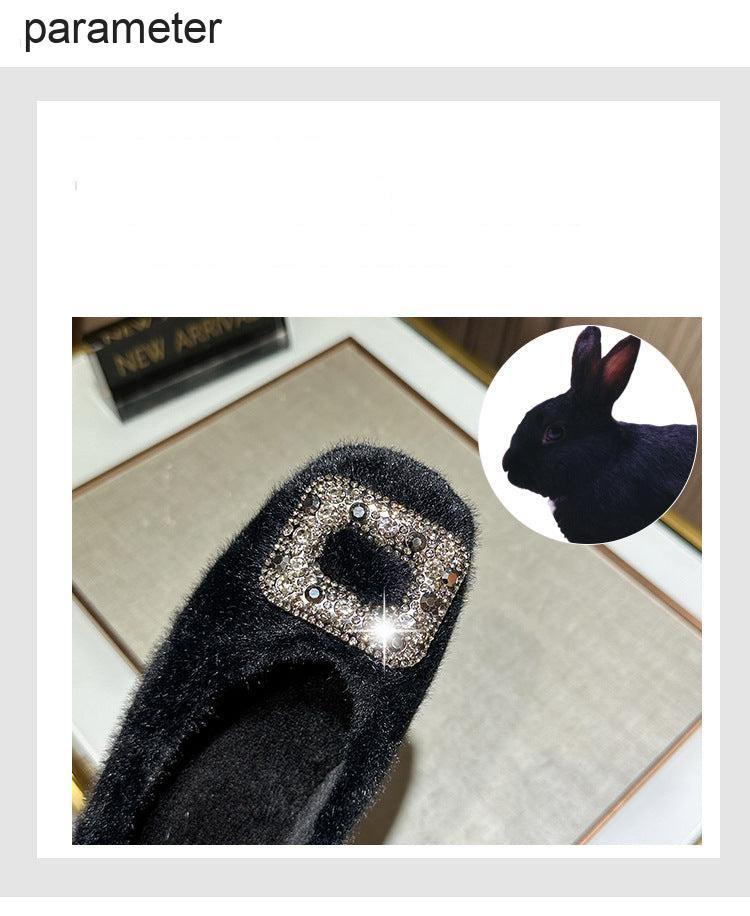 Fireside Sparkle Buckle Flats