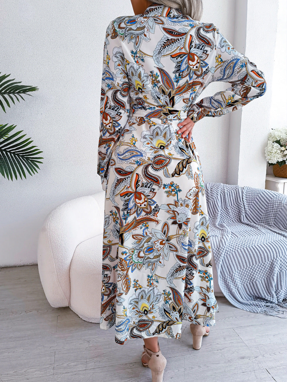 Wanderlust Paisley Shirt Dress