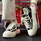 Weekend Edit Frayed Canvas Trainers