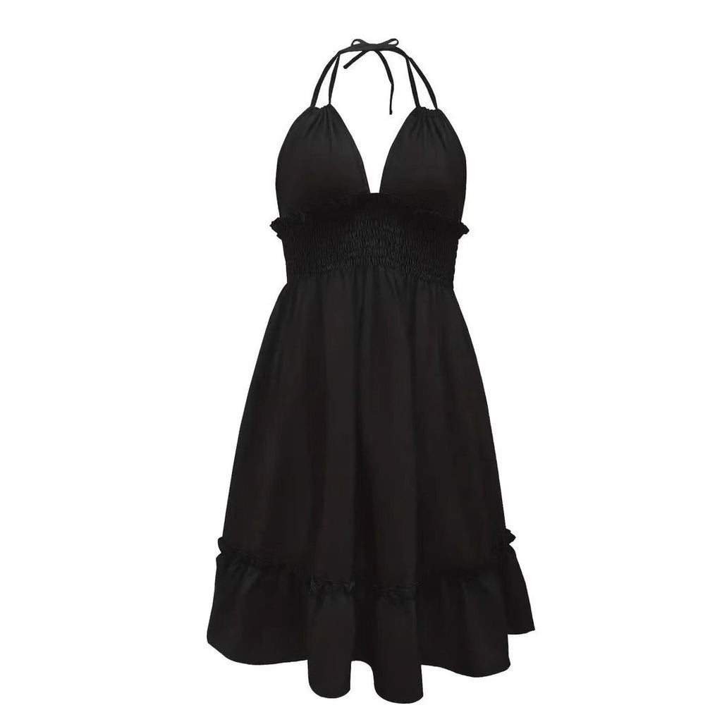 Summer Crush Smocked Halter Mini Dress