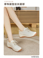 Sunlit Steps Cut-Out Wedge Trainers