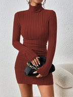 Hold Me Close Ribbed Bodycon Mini Dress