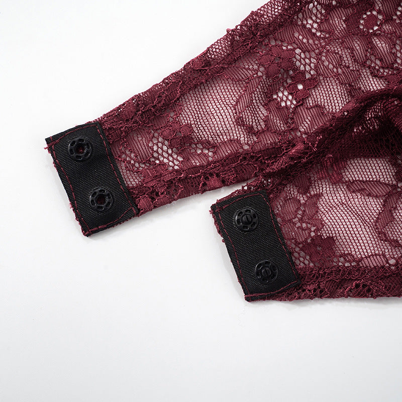 After Hours Lace-Waist Maxi Dress