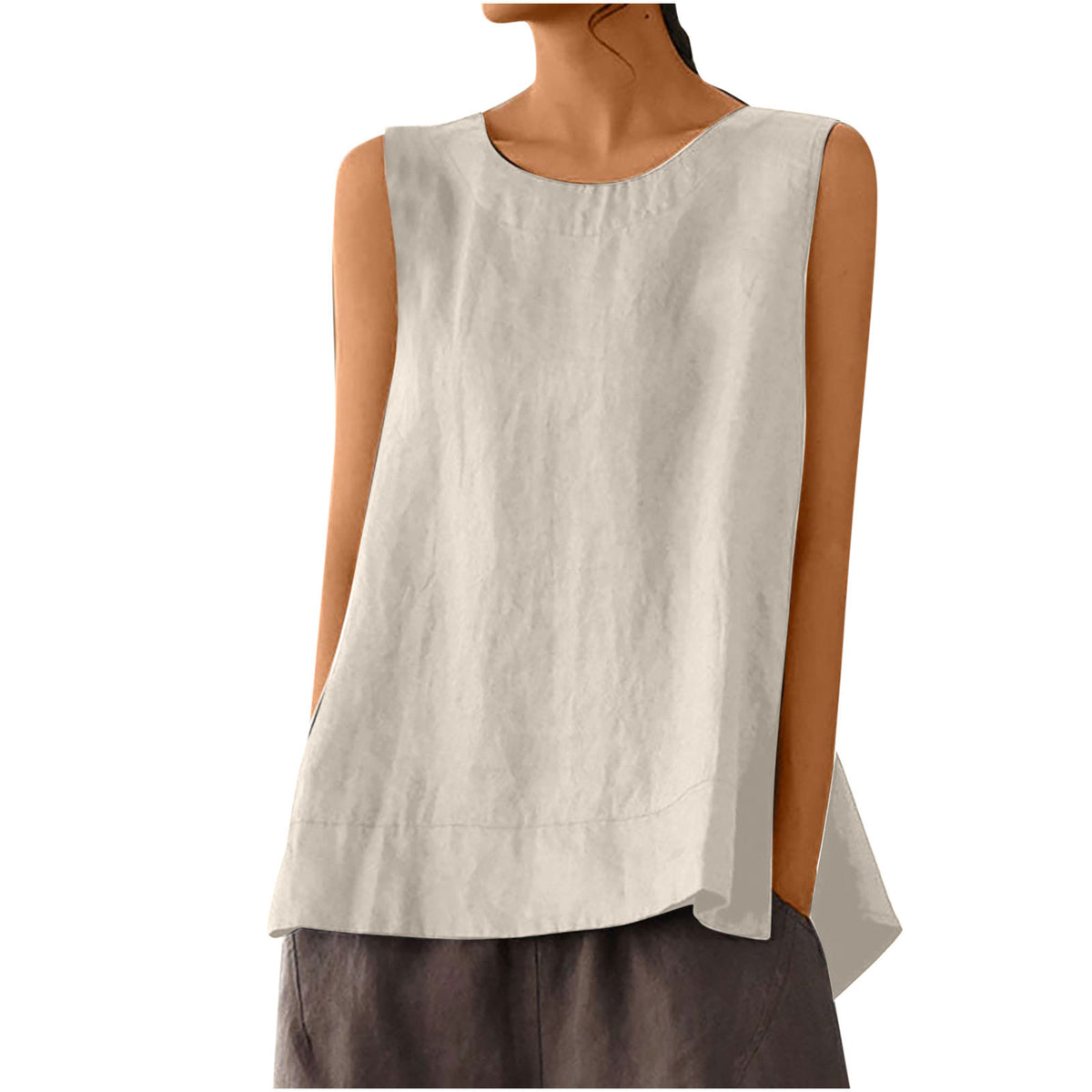 Sea Breeze Relaxed Sleeveless Top