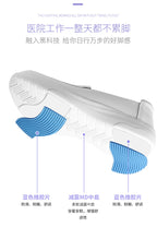 Blue Bloom Slip-On Shoes