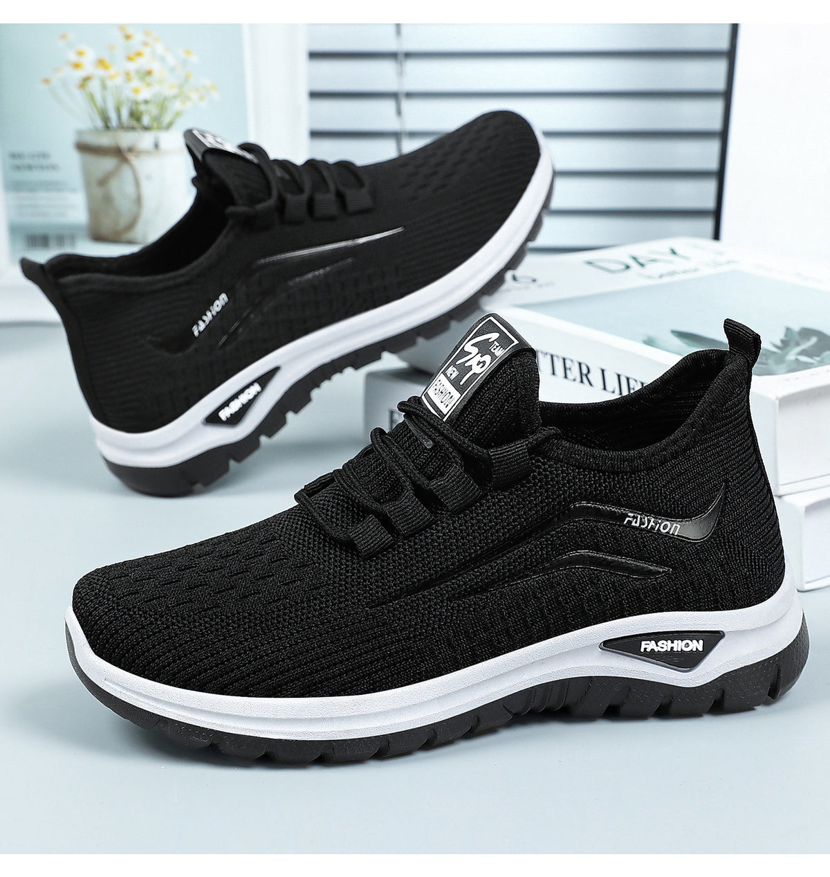 Rose Pace Lace-Up Trainers