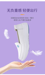 Blue Bloom Slip-On Shoes