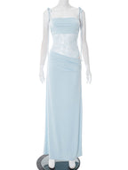 After Hours Lace-Waist Maxi Dress