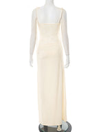 After Hours Lace-Waist Maxi Dress