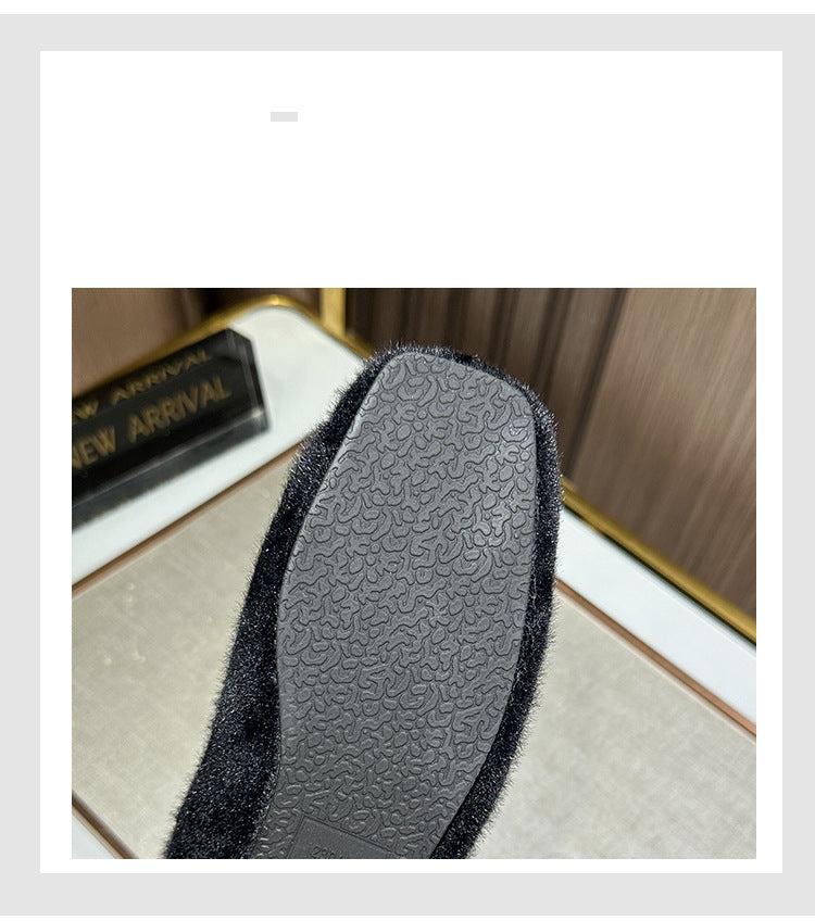 Fireside Sparkle Buckle Flats