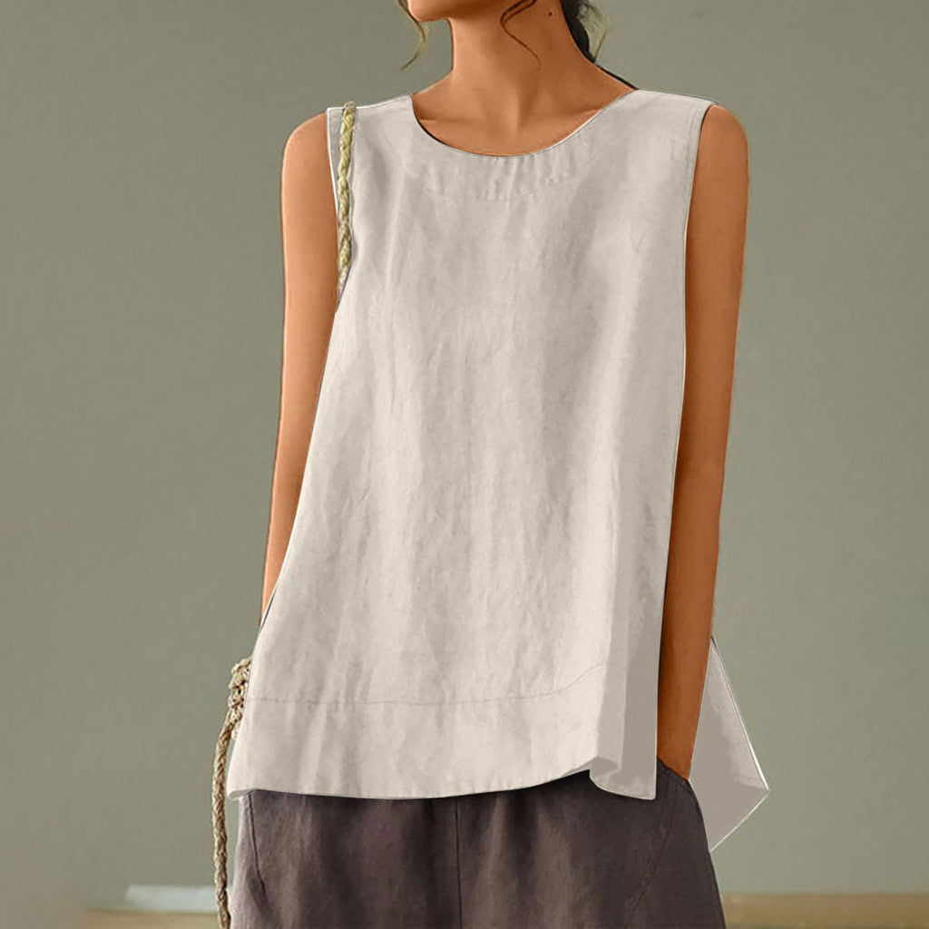 Sea Breeze Relaxed Sleeveless Top