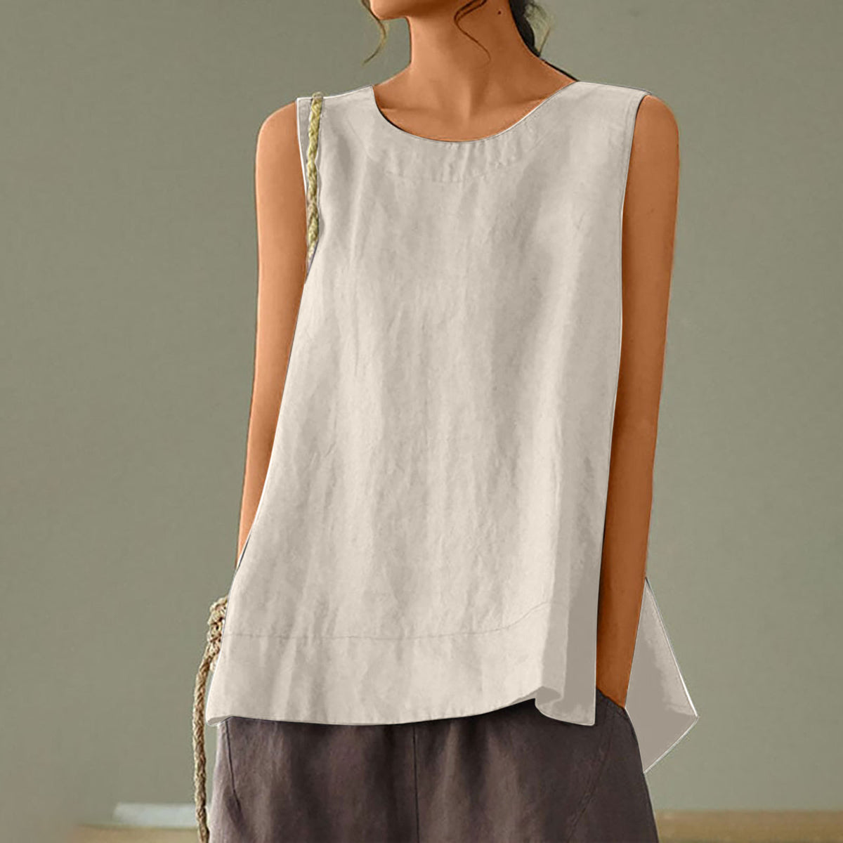 Sea Breeze Relaxed Sleeveless Top