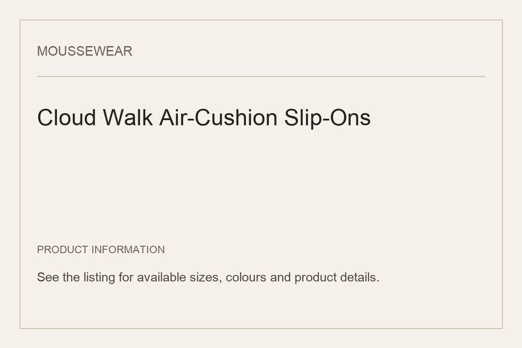 Cloud Walk Air-Cushion Slip-Ons