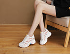 Airy Elevation Mesh Wedge Trainers