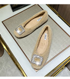 Fireside Sparkle Buckle Flats