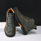 Blue Horizon Lace-Up Ankle Boots
