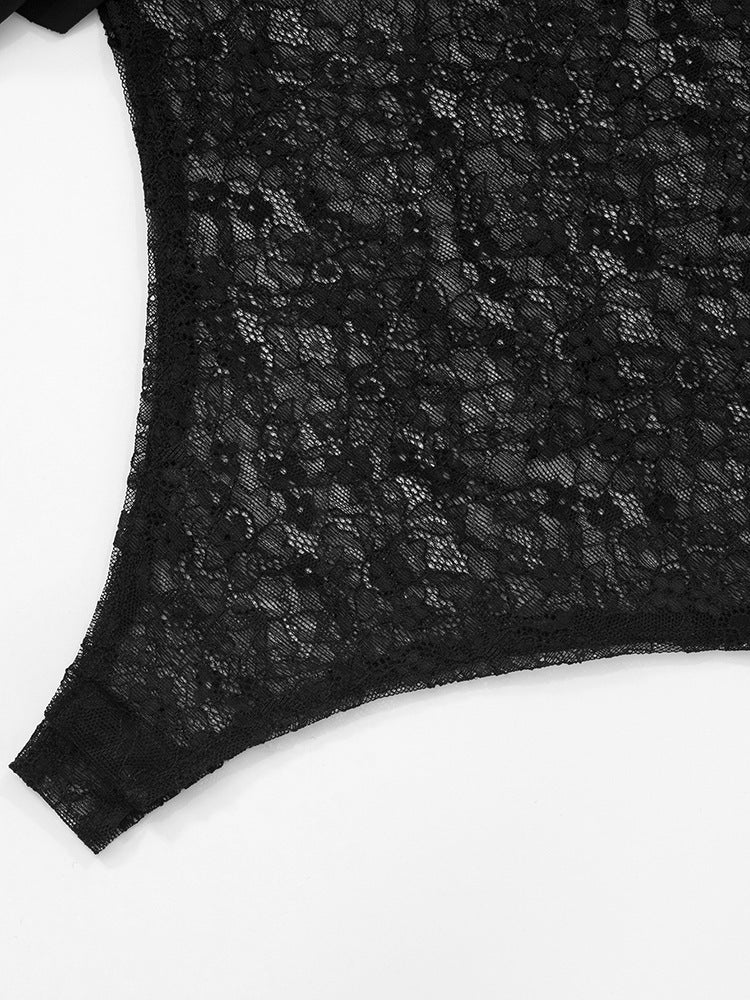 After Hours Lace-Waist Maxi Dress