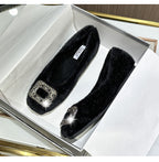 Fireside Sparkle Buckle Flats