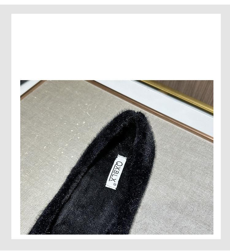 Fireside Sparkle Buckle Flats